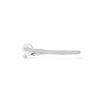 Bracelet manchette ouverte Aurum Diam en argent plaqué or 14K avec pendentif nom micro-pavé Moissanite certifié EGI, forme couronne, style Hiphop