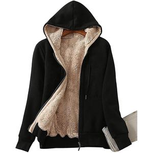 2022 personnalisé 100% Coton Offre Spéciale Blanc Femmes hoodies à la mode confortable surdimensionné À Manches Longues Sweat À Capuche cordons À Capuche - Product Image 5