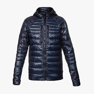 Men's Puffer <b>Jacket</b> Autumn Coat Stand Collar Eco-Friendly Waterproof Casual Solid Color Zipper Closure Regular Fit <b>Navy</b> <b>Blue</b> - Product Image 1