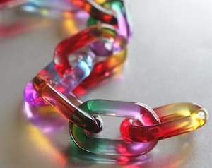 Cadenas Decorativas de Resina Coloridas de Diseño Moderno, Logotipo Personalizable, Hechas a Mano para Diwali, Cumpleaños, Bodas y Otras Ocasiones - Product Image 6