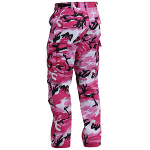 กางเกงคาร์โก้ผ้าฝ้ายพิมพ์ลายพรางแบบสั่งทำพิเศษสำหรับผู้ชาย ปิดด้วยเชือกผูก น้ำหนักเบา ระบายอากาศได้ดี มีกระเป๋าแบบ Flat Top - Product Image 4