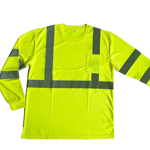 Camiseta Reflectante de Seguridad de Bambú/Algodón de Secado Rápido, Ecológica, para Ropa de Calle y Trabajo, de Alta Visibilidad para Hombres y Niños - Product Image 3