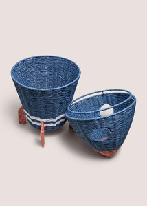 Handwoven Paper Rope Rocket <b>Storage</b> <b>Basket</b> Handmade Wicker Rocket <b>Toy</b> Organizer Kids Room Nursery Decor Decorative <b>Storage</b> Bin - Product Image 2