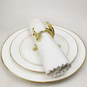Ensemble d'anneaux de serviette décoratifs pour la décoration de table de mariage, porte-serviettes élégants pour les occasions spéciales - Product Image 4