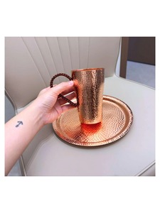 Verre à eau en cuivre pur, respectueux de la peau, article sain, verre à eau en cuivre personnalisé, fabrication sur mesure - Product Image 2