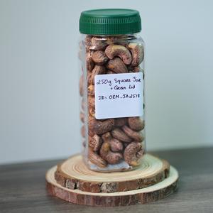 โถทรงสี่เหลี่ยมคั่วเค็มเกรดปรับแต่งได้ข้อเสนอพิเศษ OEM เม็ดมะม่วงหิมพานต์ออร์แกนิกเกรดพรีเมียม - Product Image 1