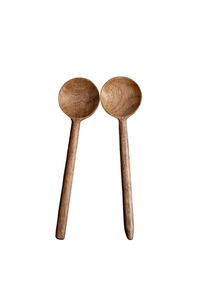 Minimalist Handmade Natural Wood Spoon Eco-Friendly Durable Mirror <b>Camping</b> <b>Kitchen</b> Utensil for Cooking Baking Competitive Price - Product Image 3