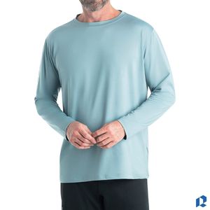 <b>Mens</b> Jersey Gym Workwear Long Sleeve T Shirt Custom Logo Performance Fitness Training Sports Wear Wholesale OEM activewear - Product Image 6