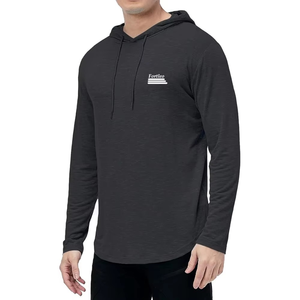 Sweat à capuche épais tricoté doublé surdimensionné pour la musculation, personnalisé, pour la gym, le fitness et le streetwear, en polaire, pour homme - Product Image 6