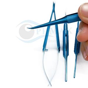 Portaagujas Oftálmico de Aleación de Titanio de Alta Calidad, Pinzas de Precisión para Sujetar Agujas sin Bloqueo para Cirugía Ocular, Aprobado por CE - Product Image 4