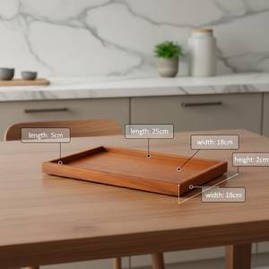 ถาดไม้สั่งทำพิเศษสำหรับใช้ในห้องรับประทานอาหารและห้องครัว - Product Image 4