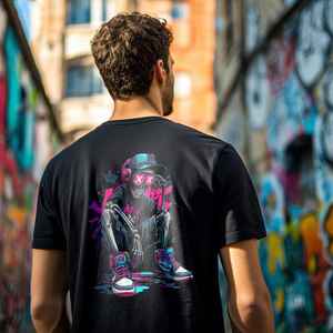 เสื้อยืดผู้ชายผ้าฝ้าย 100% เนื้อหนา หรูหรา ทรงโอเวอร์ไซส์ ไหล่ตก ออกแบบโลโก้ได้ตามต้องการ ทรงบ็อกซี่ เสื้อยืดผ้าฝ้ายออร์แกนิคแบบเรียบ - Product Image 6