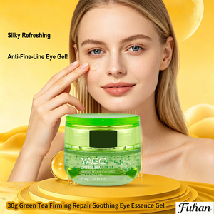 Suero en Gel Reafirmante <span class=keywords><strong>y</strong></span> Reparador para el Contorno de Ojos con Té <span class=keywords><strong>Verde</strong></span>, Extracto de Tremella <span class=keywords><strong>y</strong></span> PGA, Hidratante, Reduce Líneas Finas, Efecto Lifting, Antiarrugas <span class=keywords><strong>y</strong></span> Antienvejecimiento - Product Image 2