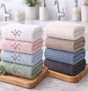 Serviettes de toilette en coton 100% en gros, 400 GSM, super douces, séchage rapide, antibactériennes, faciles à laver, personnalisables, fabricant indien - Product Image 6