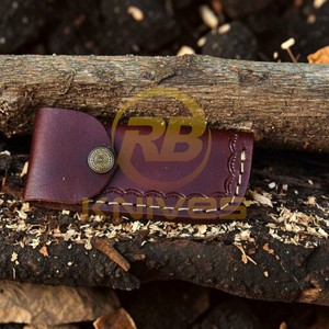 Cuchillo de bolsillo plegable DIY de Damasco de gran venta con mango de madera natural |   Cuchillo de Caza y Camping EDC Hecho a Mano |   Logotipo Personalizado 3 Años - Product Image 6
