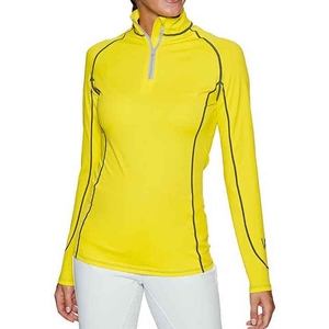 Luxury Womens Horse Riding <b>Base</b> <b>Layer</b> <b>Long</b> <b>Sleeve</b> Equestrian Shirt Winter Training Top Slim Fit Stretch Fabric - Product Image 1