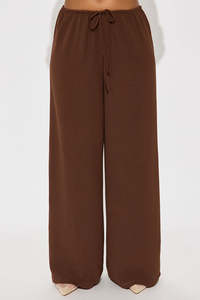 Cotton Linen Women Long Pants High Waist Pocketed Loose Trousers Spring Summer Lady Wide Leg Casual Pants - Product Image 5