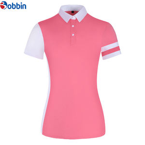 Fabricant de polos de golf brodés avec logo, polos de golf pour femmes confortables et personnalisés, vêtements respirants pour femmes - Product Image 3