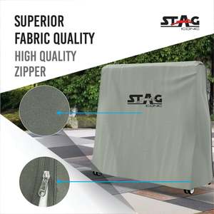Housse de table de ping-pong Stag Iconic en polyester robuste de qualité supérieure, pour table pliante d'intérieur avec protection résistante à l'eau - Product Image 6