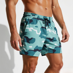 Shorts de sport légers pour hommes, personnalisables avec logo OEM, pour le fitness, la natation, le basketball, l'entraînement et la course, 3 pouces - Product Image 3