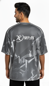 เสื้อยืดพรีเมียมโอเวอร์ไซส์แบบซับลิเมชั่นสำหรับผู้ชาย สไตล์ลำลองแนวสตรีทแฟชั่นยอดนิยม - Product Image 2