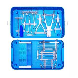 Juego de Instrumentos Ortopédicos Reutilizables para Microplacas, Herramientas Quirúrgicas de Alta Calidad para Traumatismos, Kit de Cirugía Veterinaria para Perros - Product Image 4