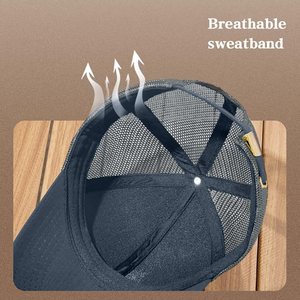 Nouvelle casquette de camionneur personnalisée, tendance, 6 panneaux, logo brodé, haute qualité, unisexe, 100% coton, toile, casquette de baseball, respirante pour l'extérieur - Product Image 4