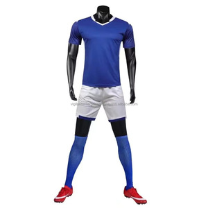 เสื้อฟุตบอลสำหรับผู้ชายเสื้อ100% ผ้าโพลีเอสเตอร์ออกแบบได้ตามต้องการมีโลโก้ชื่อบริการผลิตตามสั่งสำหรับชุดทีมเยาวชนเด็กขนาดตัดอัตโนมัติ - Product Image 2