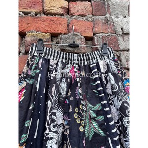 Jupe longue mi-mollet en coton 100 % faite à la main, jupe portefeuille d'été, robe décontractée pour femme, style bohème hippie, vente en gros - Product Image 5