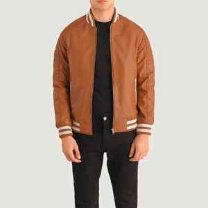 <b>Custom</b> Premium <b>Denim</b> Varsity Leather <b>Jacket</b> Bold Patch Embroidery Breathable Quick Dry Features Streetwear Letterman Style - Product Image 2