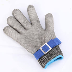 Gants de protection résistants aux coupures en acier inoxydable de qualité alimentaire Henry Foodservice S/S 18/10, gants de jardin - Product Image 4