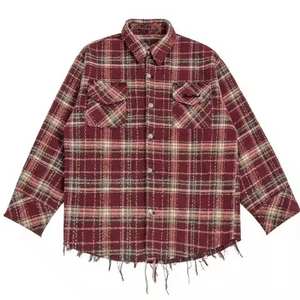 Camiseta de Hombre de Manga Larga, 100% Algodón, Estilo Urbano Formal, Impresión DTG, Diseño Personalizado, 300GSM, Lavado Ácido, Talla Grande - Product Image 4