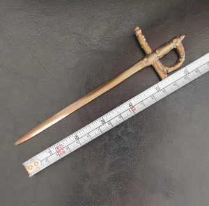 Cuchillo de Cartas de Lujo Vintage con Ancla de Bronce, Elegante Accesorio para Abrir Sobres para el Hogar, Oficina y Estudio - Product Image 4