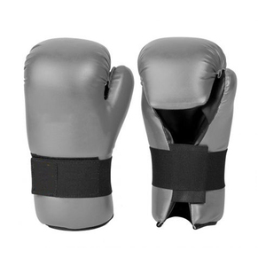 Guantes de MMA de Medio Dedo Personalizables en Cuero con Logotipo Personalizado, Ajuste Cómodo para Boxeo/Karate/Taekwondo - Product Image 1