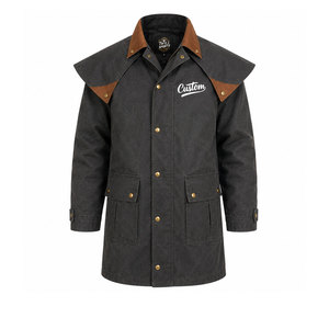 Manteau court d'hiver pour homme, nouvelle arrivée, haute qualité, imperméable, respirant, épais, 100% coton, pour affaires et tenue décontractée - Product Image 1