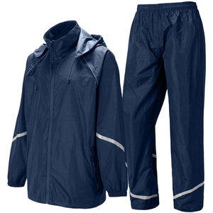 Ensembles de survêtements streetwear à capuche 100 % coton, fabriqués sur mesure OEM, avec blocs de couleur et empiècements, logo personnalisé, coupe-vent léger - Product Image 4