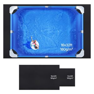 Tappetino Protettivo Rettangolare per Piscina 16 x 32 piedi, Extra Spesso, Previene Forature, Protezione del Terreno - Product Image 2