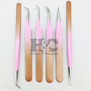 Top Deal pince à cils durable Ombre Extension de cils pince à épiler vison pince à cils Top vente Volume pointe pointue quantité minimale de commande - Product Image 1