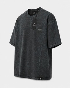 Camiseta Beazer para Hombre, Oversize, Lavado Ácido, Manga Corta, Cuello Redondo, Estampado, Algodón Jersey, Transpirable - Product Image 3
