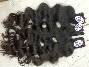 ขายส่งผมต่อแท้ 100% จากวัดในอินเดีย ผมบริสุทธิ์จากผู้บริจาคคนเดียว แบบเส้นต่อเส้น MOQ ต่ำ จัดส่งรวดเร็ว - Product Image 6