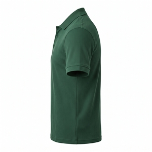 Chemise d'été côtelée en fil teint extensible pour homme, tricotée sur le devant, texture unie, coupe classique, décontractée, OEM ODM, vente en gros, usine, marque privée - Product Image 2