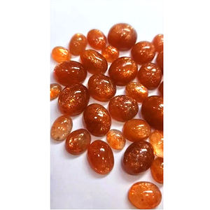 Lot de 42 cabochons ovales en pierre de soleil naturelle de 9 mm à 22 mm, 440 carats, Iroc Sales, pierres précieuses en vrac de haute qualité, forme libre, 132 $ US au total - Product Image 3