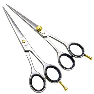 Ciseaux de coiffure professionnels KOUNAIN faits à la main pour droitiers, construction en acier inoxydable de haute précision, style disponible - Product Image 6