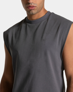 เสื้อกล้ามออกกำลังกายผู้ชายแบบขายส่งพร้อมโลโก้สั่งทำพิเศษ - Product Image 5