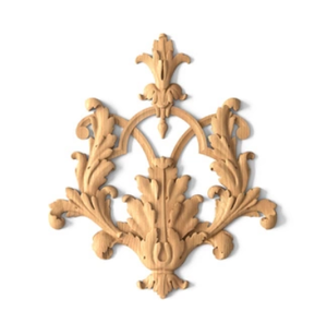 Decoration Other Kitchen Furniture cabinet hotel Floral Carving Wood Applique Hangers Onlays Sculpture <b>Corbel</b> for Cabinet - Product Image 2