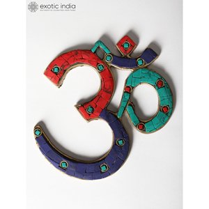 รูปปั้นแขวนผนังทำจากทองเหลืองขนาด4นิ้วทำด้วยมือรูปปั้นที่แขวนทำจากอินเดียสำหรับเทศกาลดิวาลีและของขวัญแต่งงาน - Product Image 2