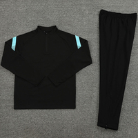 Conjunto Deportivo Unisex con Capucha, Estilo Sólido, Media Cremallera, Manga Larga, Bloques de Color, Secado Rápido, Antiarrugas, Algodón Ligero, Verano