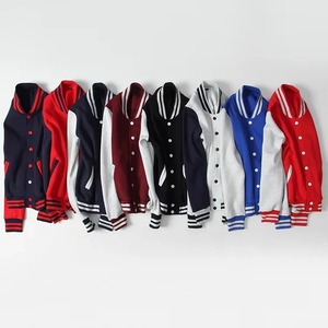 Fabricant professionnel, nouvelle arrivée, vestes de baseball d'hiver personnalisées avec broderie, haute qualité, écologiques, respirantes, en laine - Product Image 2