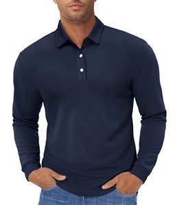 Polo pour homme, vêtement décontracté en coton pour tous les jours, polo pour homme, mode moderne, manches courtes, polo pour homme, coupe ajustée confortable - Product Image 3