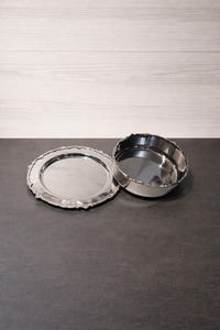 Cuenco decorativo de acero inoxidable de calidad superior Diseño fabuloso Cuenco de chocolates de forma redonda para uso en hoteles y restaurantes - Product Image 5